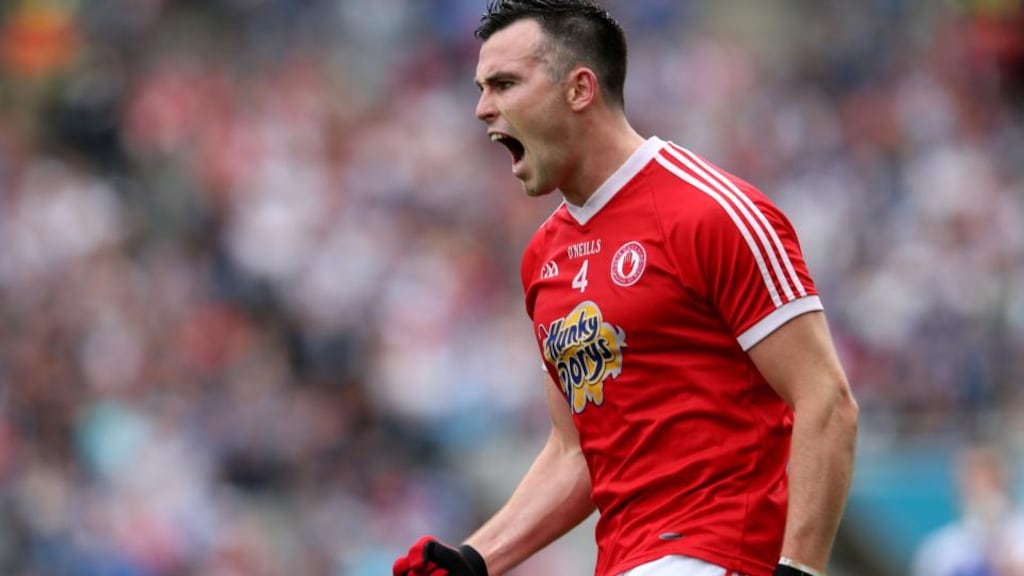 Former Tyrone and London footballer Cathal McCarron looks set to rejoin his home county’s panel within the next three weeks. Photograph: Cathal Noonan/Inpho