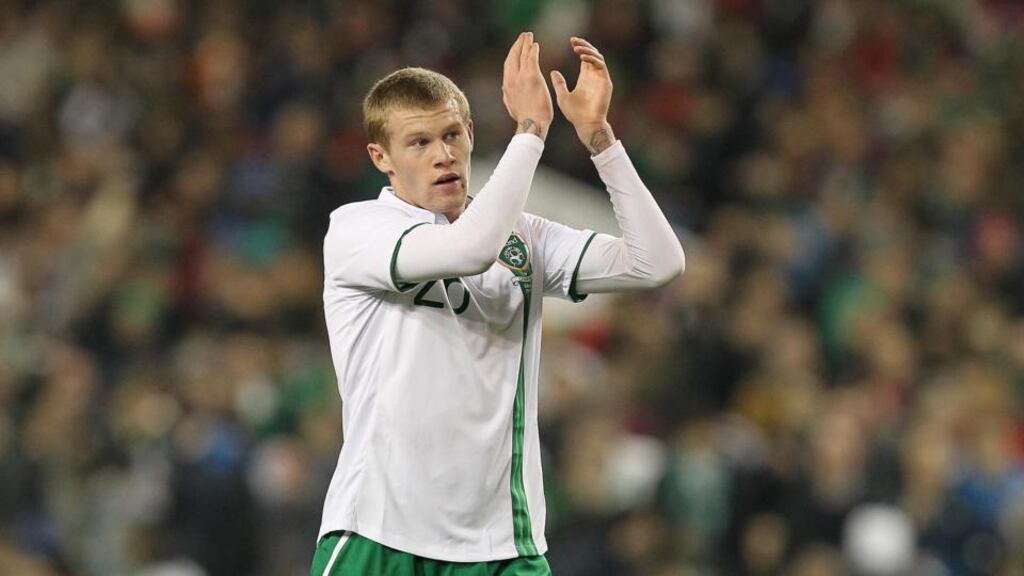 Republic of Ireland winger James McClean could be on his way out of Sunderland. Photograph: Morgan Treacy/Inpho