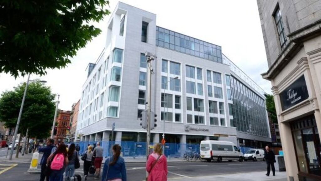 The  Holiday Inn Express on O’Connell Street, Dublin, which opened earlier this year. Photograph: Cyril Byrne / The Irish Times
