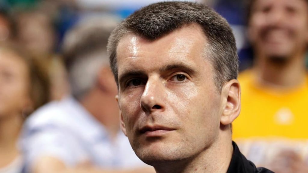 Mikhail Prokhorov: The deal was blessed by President Vladimir Putin, sources familiar with the matter said, in a bid to repair ties with Belarus President Alexander Lukashenko. Photograph: Reuters/Mike Segar