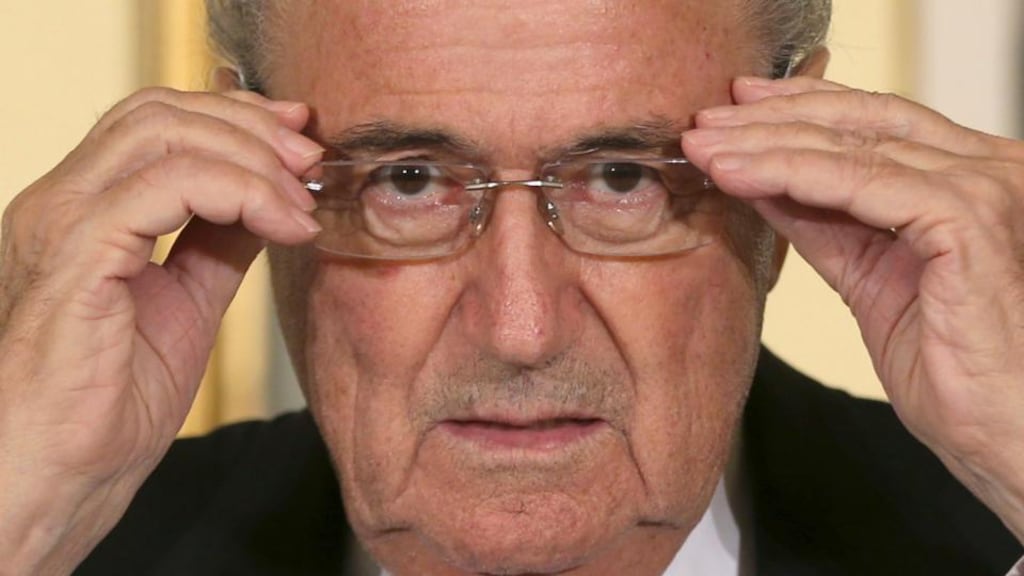 Fifa president Sepp Blatter