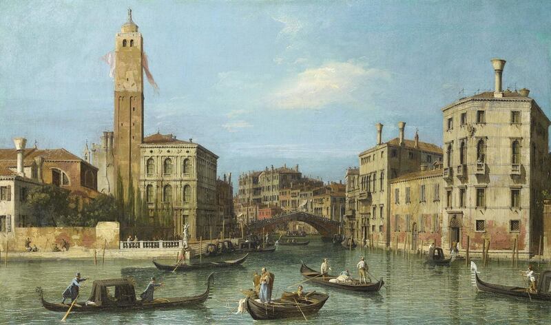 Canaletto: San Geremia and the entrance to the Cannaregio, c1726-7. Images courtesy of the National Gallery of Ireland and the Royal Collection Trust