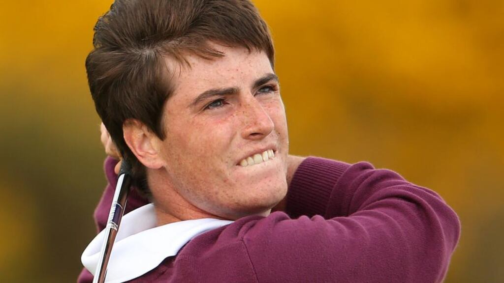 Dermot McElroy: level par after tthe first two rounds of the Brabazon Trophy. Photograph: Cathal Noonan/Inpho
