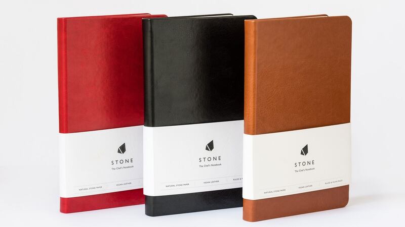The Cook’s Notebooks contain  greaseproof and waterproof pages.