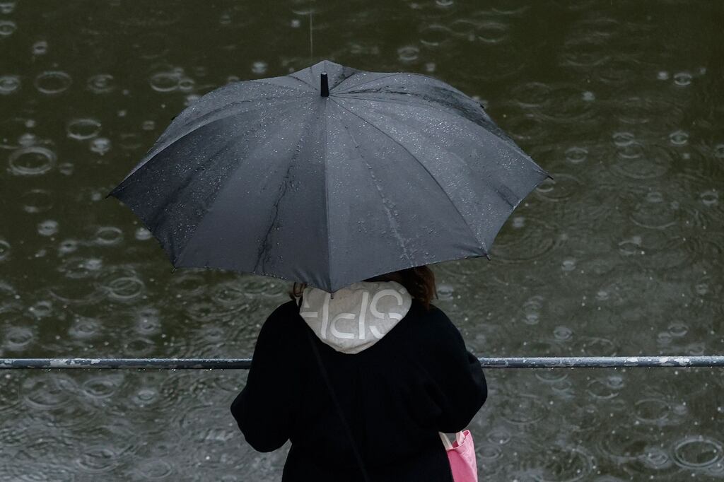 Mild weather with occasional rain expected across the weekend. Photograph: David Gannon/AFP