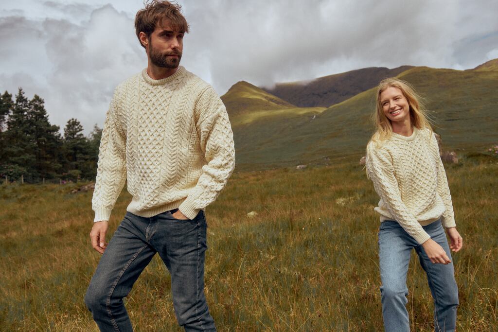 Aran Woolen Mills sweaters.
Irish Times Competition