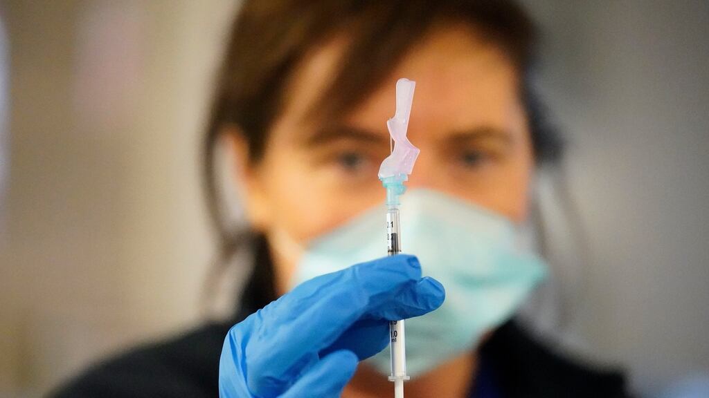 Swann urged people to take preventative measures to prevent the virus spreading, including getting vaccinated. Photograph: Niall Carson/PA Wire