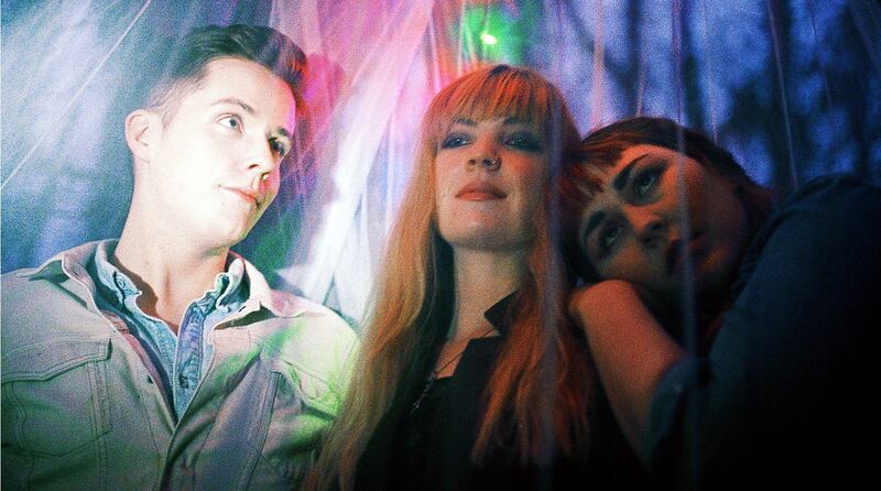 Ryan McGroarty, Cheylene Murphy and Aimee Williamson of Belfast three-piece Beauty Sleep