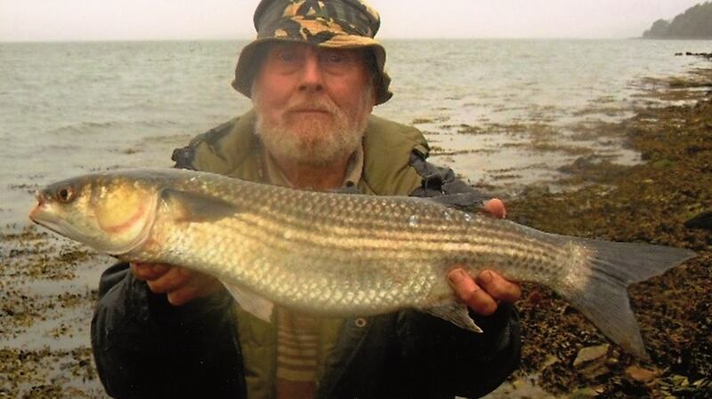 Noel Lane with his record thin-lipped mullet of 2.95kg from Cork Harbour in July.