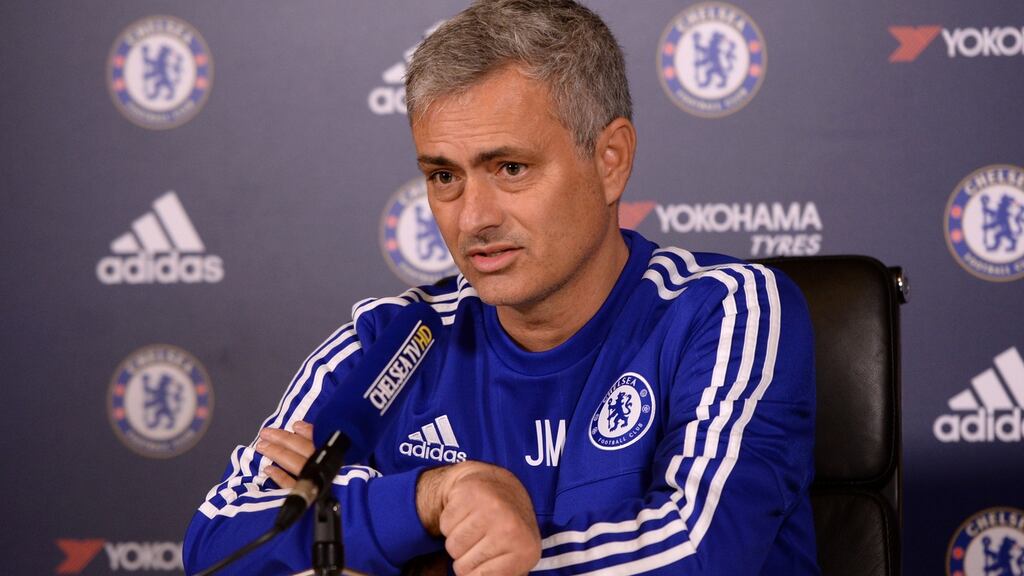 Chelsea manager Jose Mourinho speaks ahead of his side’s Premier League clash with Tottenham Hotspur. Photo: Tony O’Brien/Reuters