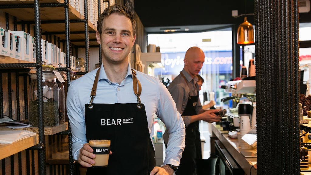 Stephen Deasy, who founded Bear Market Coffee with his wife, Ruth.