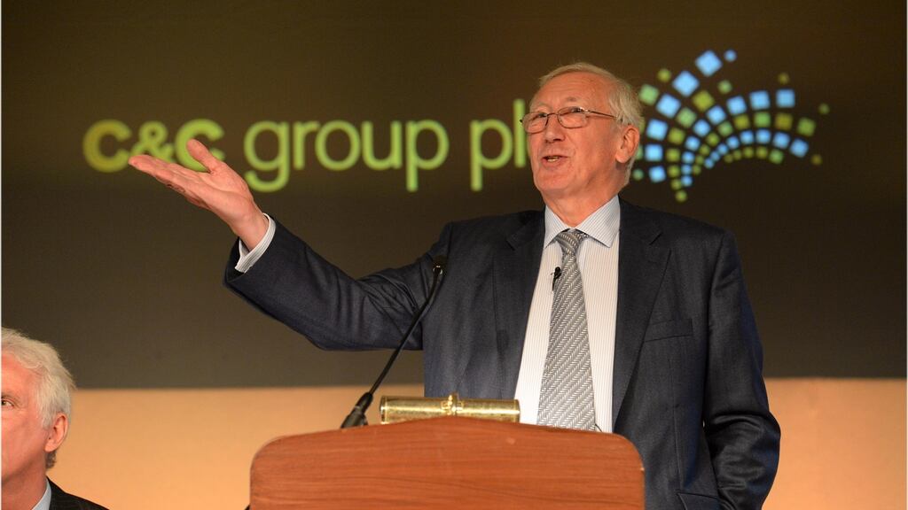 Brian Stewart, C&C chairman. Photograph: Dara Mac Dónaill