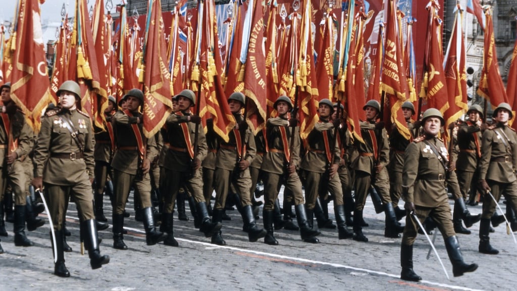 A Soviet military parade: Vladimir Putin and the Brexiteers are both pining for empire
