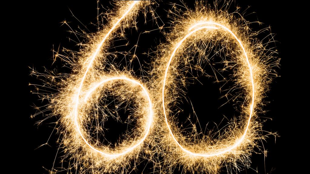 Turning 60: time to embrace this life landmark. Photograph: iStock