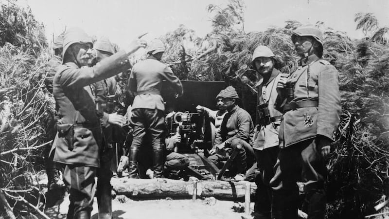 Turkish battery: the British campaign, promoted by Winston Churchill, underestimated the willingness of Ottoman soldiers to hold the peninsula at any cost. Photograph: Bain/Library of Congress