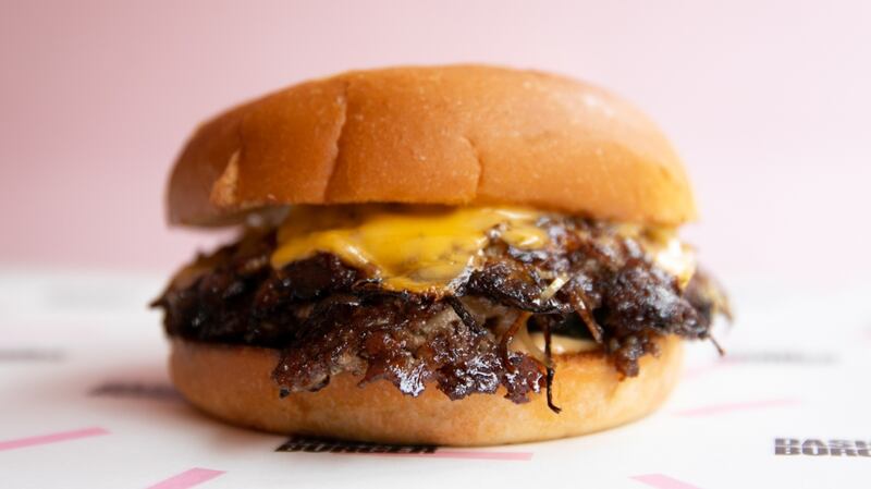 Double smash burger from Dash Burger, Dublin