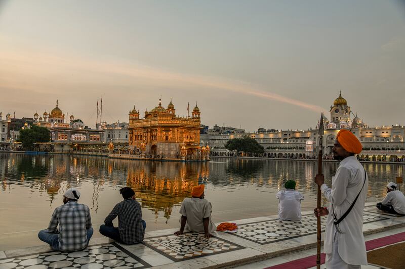 The Golden Temple, the holiest of Sikh spiritual sites, in Amritsar, India. Photograph: Atul Loke/The New York Times