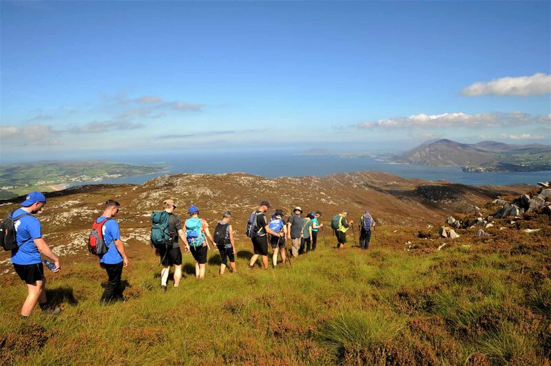 Walkers during the Donegal Camino. Photograph: Darcy Marketing and PR