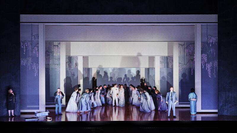 Madama Butterfly: Otar Jorjikia and Celine Byrne. Photograph: Ros Kavanagh