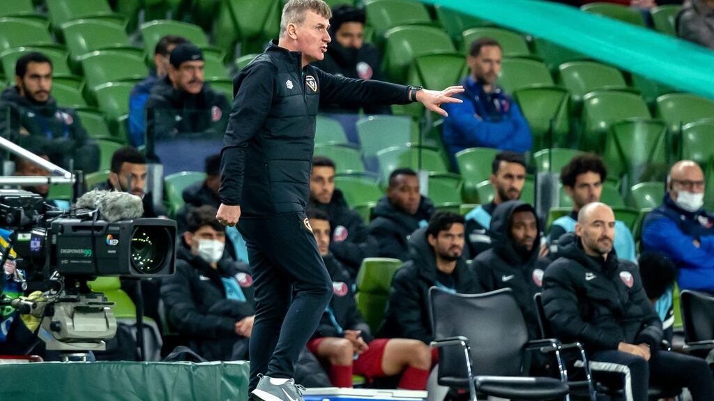 Stephen Kenny and Ireland were due to host Ukraine on June 4th. Photograph: Morgan Treacy/Inpho