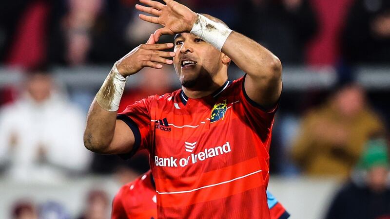 Simon Zebo has now scored 67 tries for Munster. Photograph: Ben Brady/Inpho