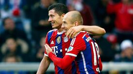 Arjen Robben and Robert Lewandowski proud of ten-man  performance
