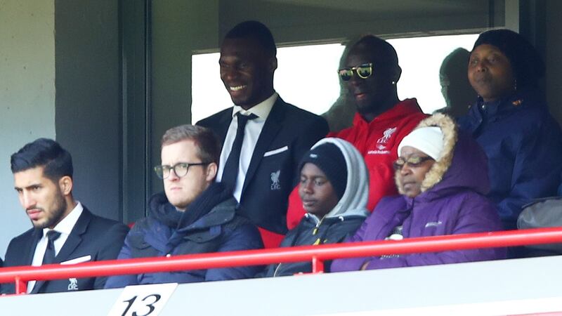 Sakho looks on from the stands during Liverpool’s clash with Newcastle last year. Photo: Clive Brunskill/Getty Images