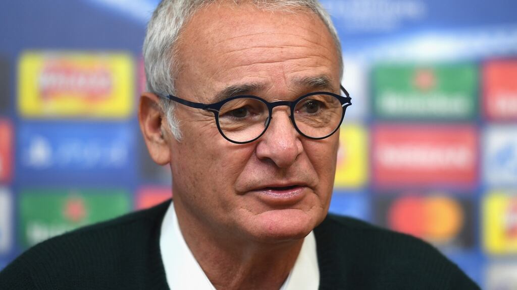 Claudio Ranieri: ‘The result is not important for me. I want the players to show their strength, their love for football, the team, for Leicester.’ Photograph: Michael Regan/Getty Images