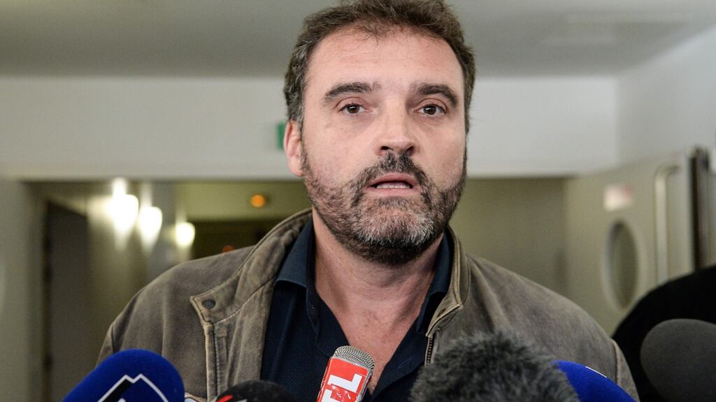 Anaesthetist Frédéric Péchier is suspected of poisoning and murder at the Saint-Vincent hospital in the eastern French city of Besançon. Photograph: Sebastien Bozon/AFP