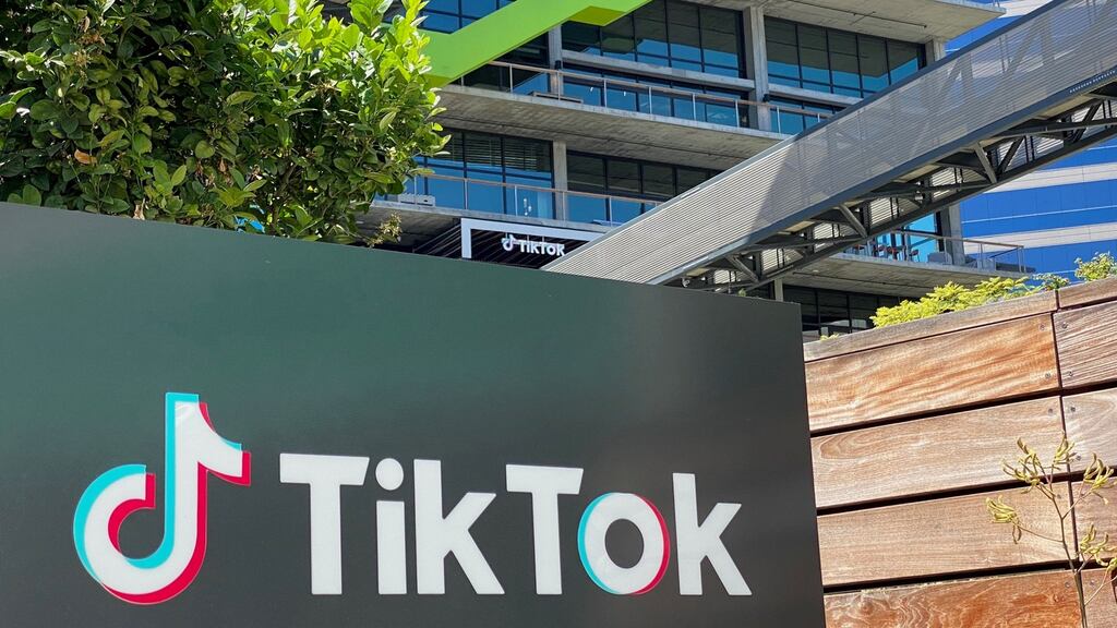 TikTok’s new office space at the C3 campus in Culver City, LA. Photograph: Chris Delmas/AFP via Getty