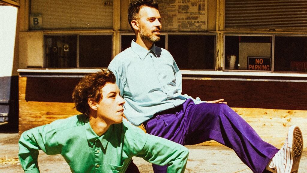 Tune-Yards: Merrill Garbus and Nate Brenner. Photograph: Pooneh Ghana