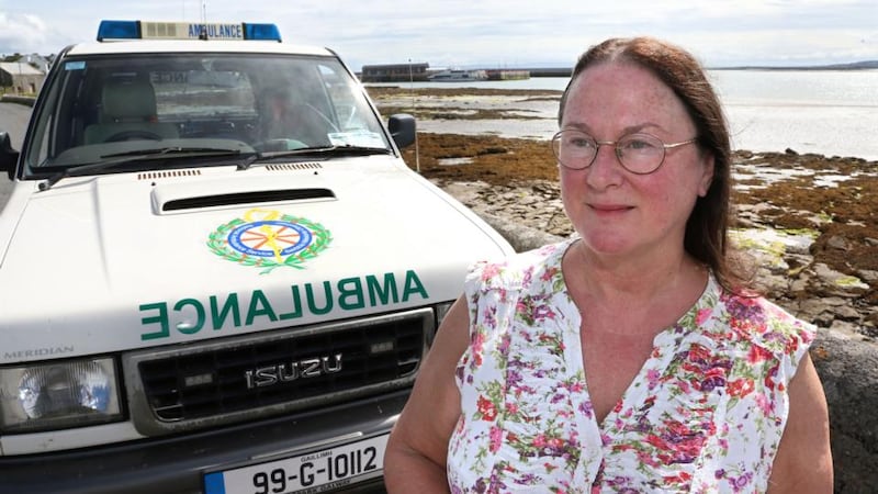 Dr Marion Broderick covers the three Aran islands, where she is on 24/7 duty, as her nurse is on fewer than 40 hours a week, with holiday nursing cover of only two days a week. Photograph: Joe O’Shaughnessy