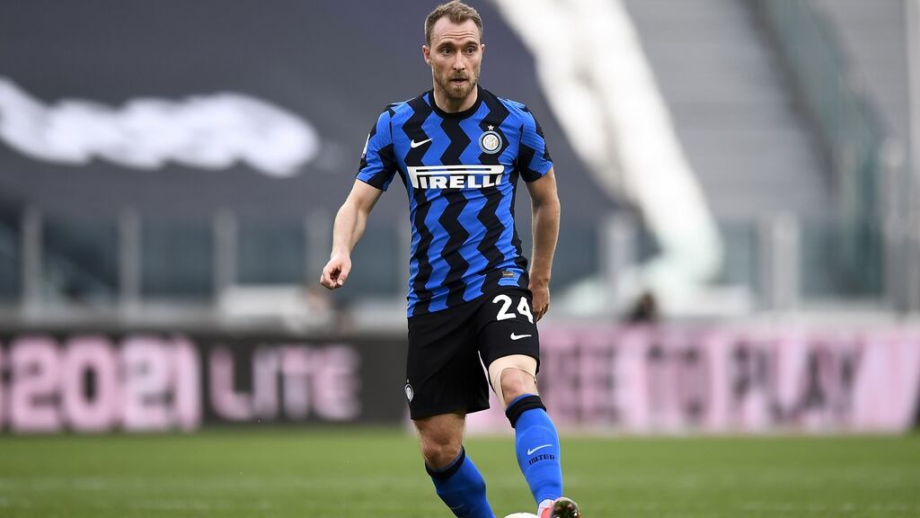 Serie A rules prevent Christian Eriksen from playing with an ICD and a deal was struck for the Dane to leave Inter Milan. Photograph: Getty Images