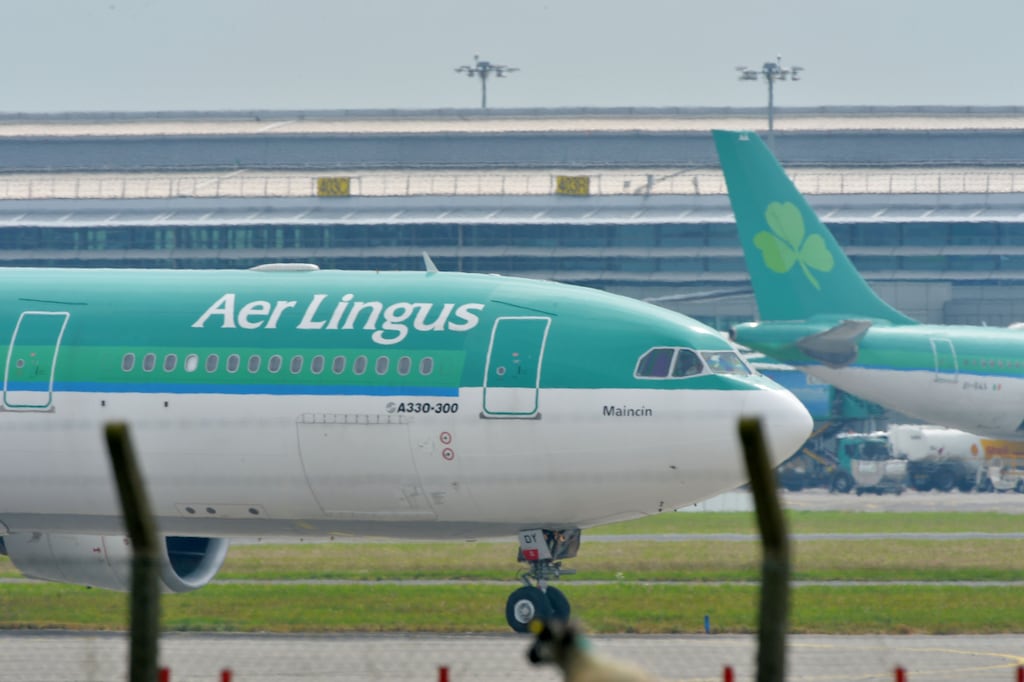 Aer Lingus passengers flying from the airline’s base at Manchester Airport face disruption at the end of the month. Photograph: Alan Betson / The Irish Times