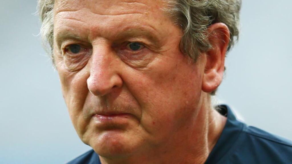 The FA’s decision to keep England manager Roy Hodgson is a pretty clear admission that they don’t think anyone could have done better with the group he has had while the relative lack of outrage from their media suggests even they have started to acknowledge the futility of hounding one coach after another out of the job. Photograph: Richard Heathcote/Getty Images