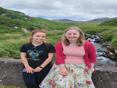 Khrystyna and Majella.