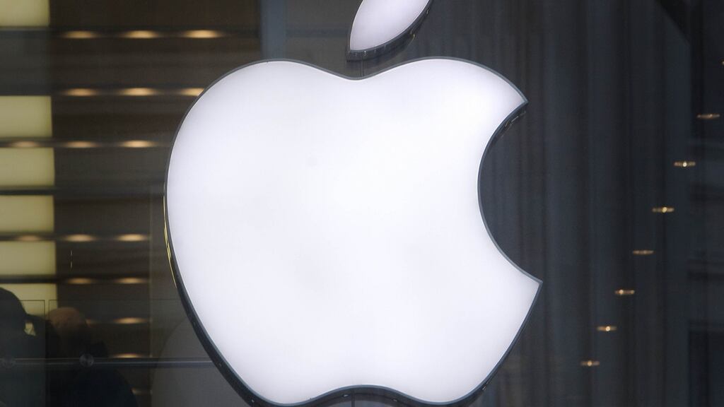 Analysts are predicting a further gain in Apple shares in the next year, based on the average 12-month target price of $142.58. Photograph: Philip Toscano/PA Wire