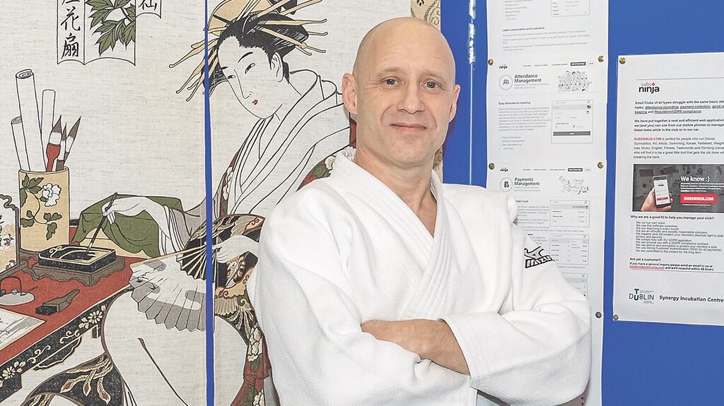 Jer Ryan, founder of Subsninja: he is targeting clubs in Ireland and the UK to begin with but his grand plan is to take the app global