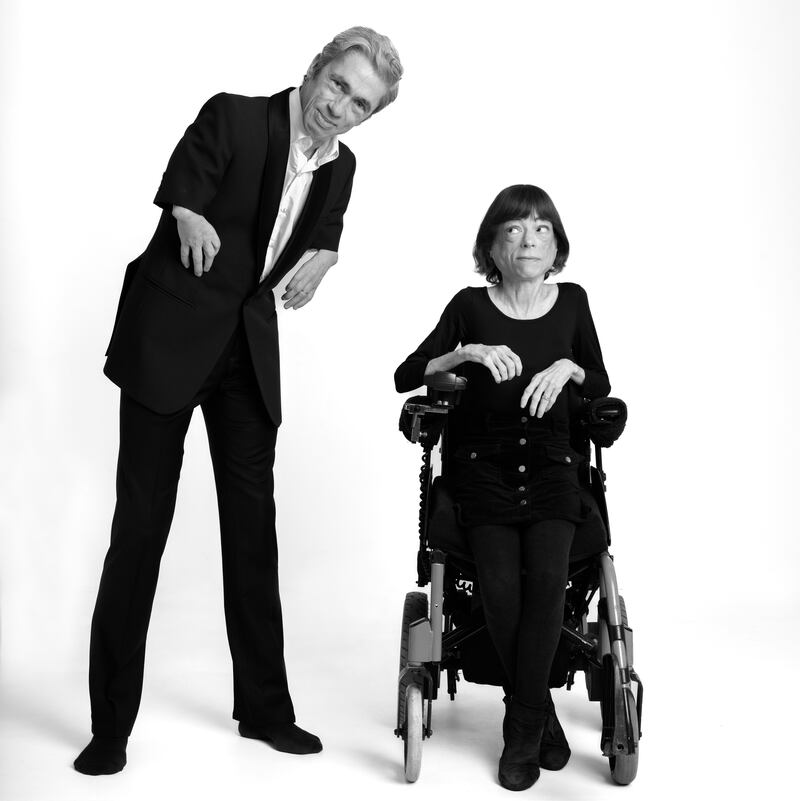 Mat Fraser and Liz Carr in Unspeakable Conversations by Christian O’Reilly at Galway International Arts Festival 2024