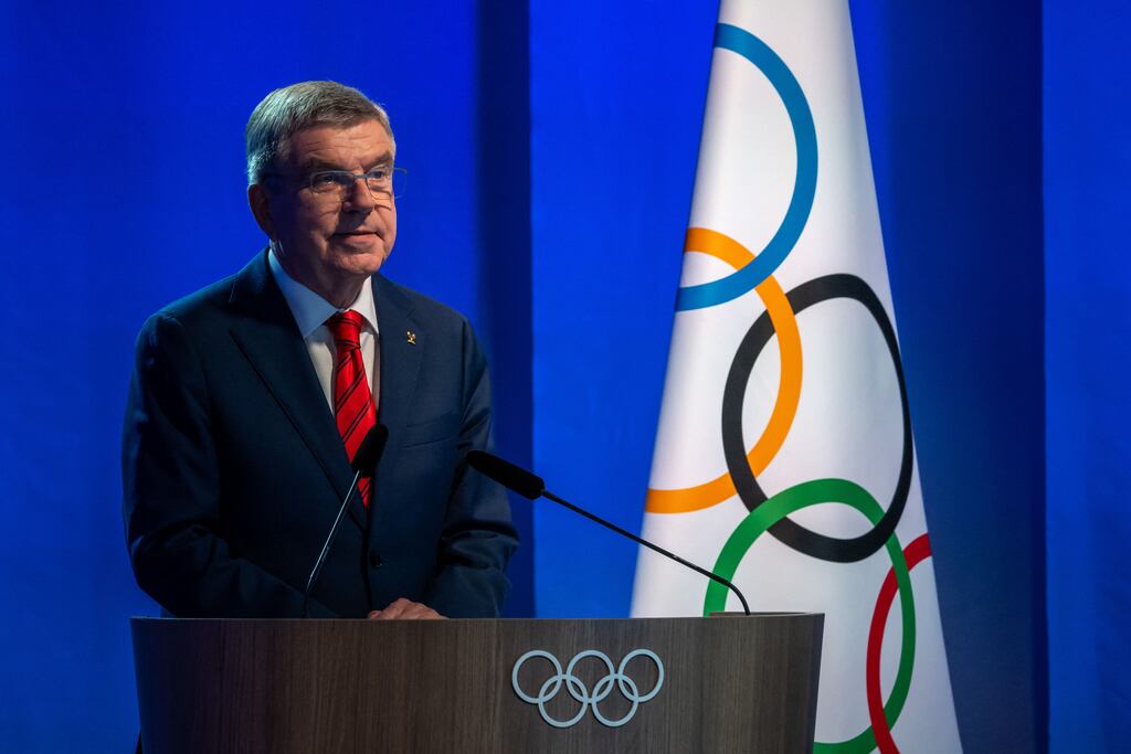 German International Olympic Committee president Thomas Bach. Photograph: Fabrice Coffrini/AFP via Getty