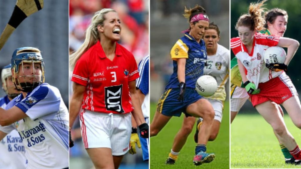Sporting heroes: Waterford’s Trish Jackman, Cork’s Bríd Stack, Roscommon’s Amanda McLoone and Tyrone’s Shannon Quinn. Photograph: Inpho