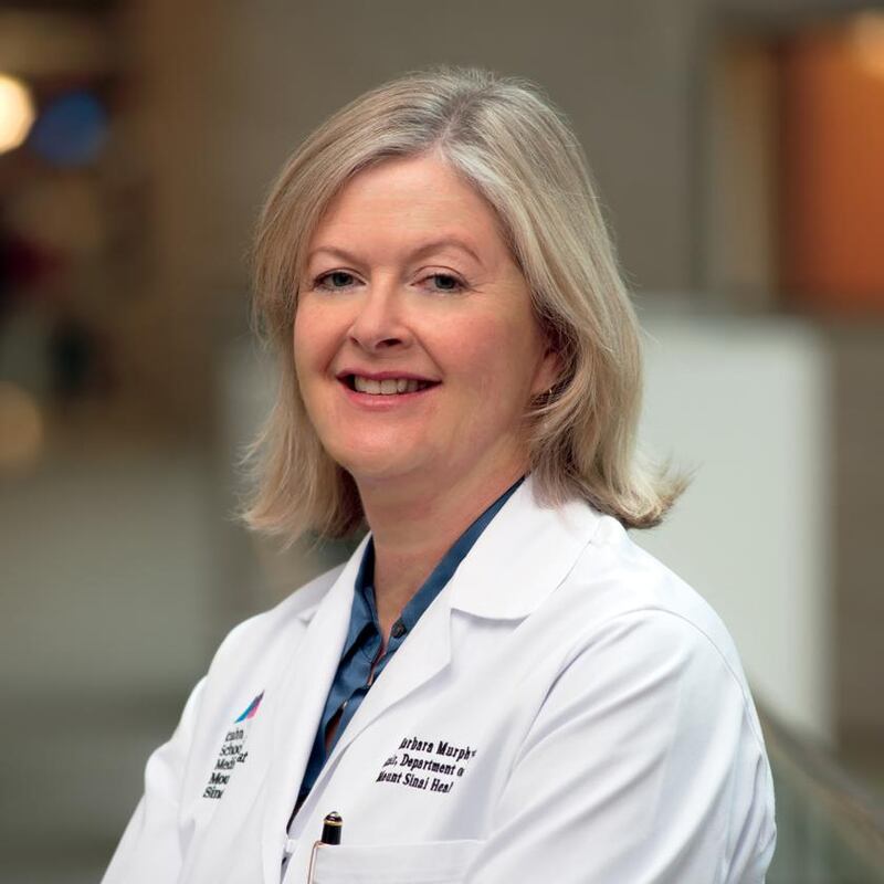 Dr Barbara Murphy in 2014. Photograph: Roger Tully, via Mount Sinai Health System via The New York Times