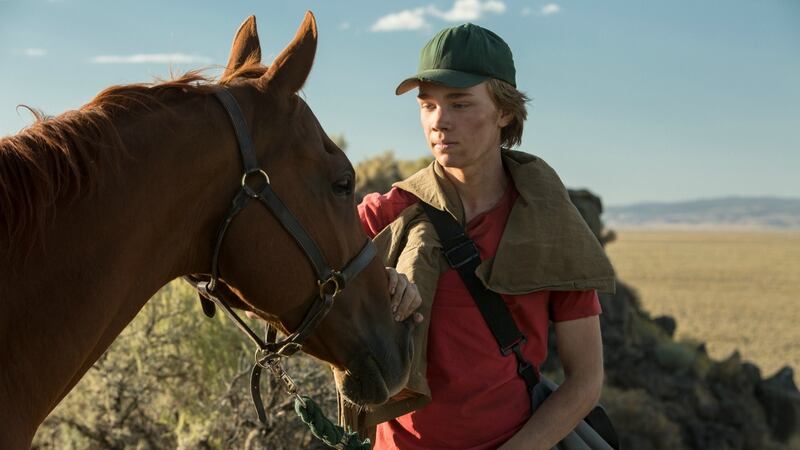 Charlie Plummer in a scene from ‘Lean on Pete’