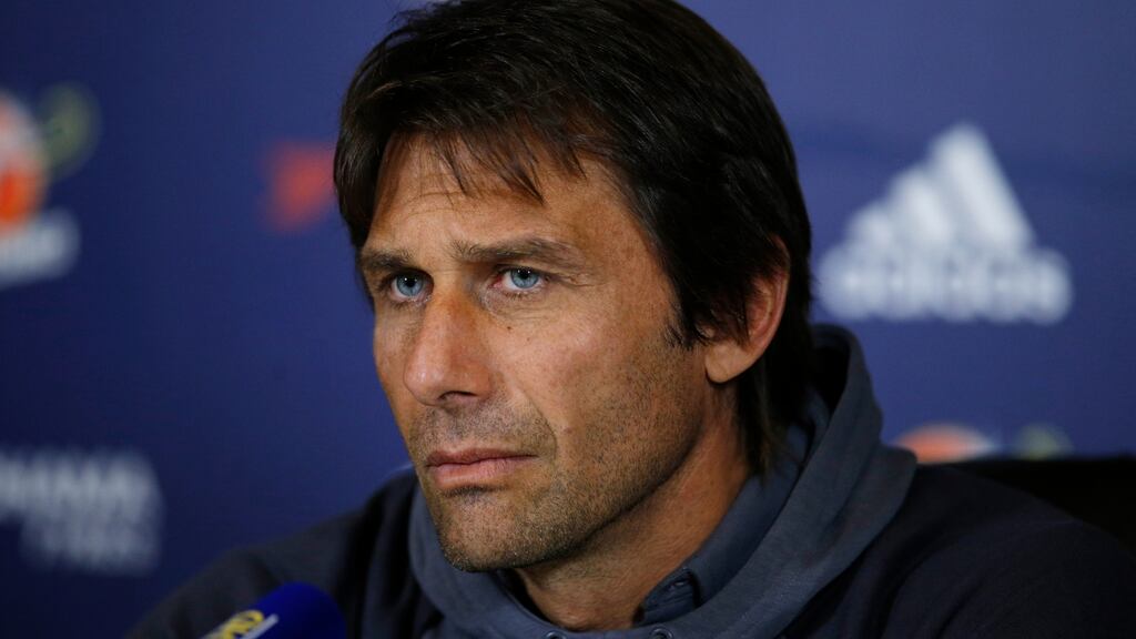 Antonio Conte: not prepared to pin team’s chances of a revival on recruitment in the January transfer window. Photograph: Andrew Couldridge/Reuters