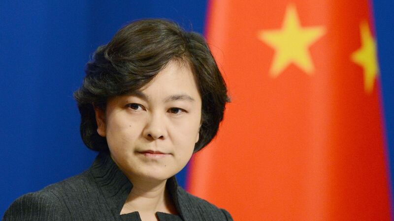 Hua Chunying: called Mr Trump’s remarks “completely incorrect”. Photograph: Kyodo News/Getty Images