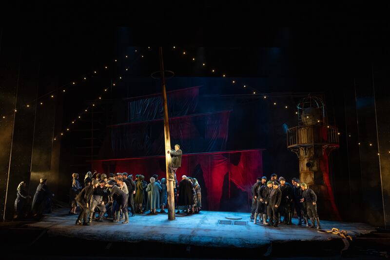 Gavan Ring in Irish National Opera’s The Flying Dutchman. Photograph: Patrick Redmond