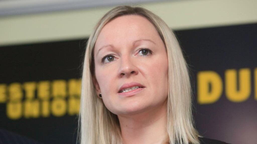 Miniser of State for European Affairs Lucinda Creighton  has expressed strong opposition to the inclusion of suicide ideation in the proposed Protection of Maternal Life Bill 2013. Photograph: Gareth Chaney/Collins