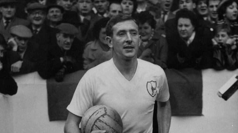 Danny Blanchflower: Named alongside Harry Gregg and Pele in the team of the tournament at the 1958 World Cup. Photograph: Central Press/Getty Images