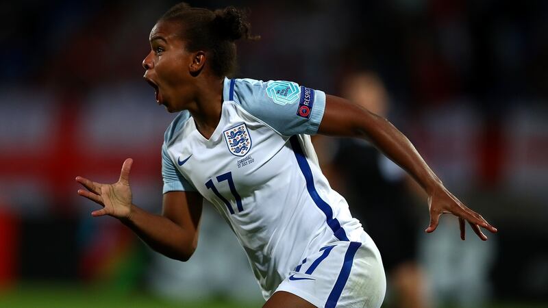 Nikita Parris of England.