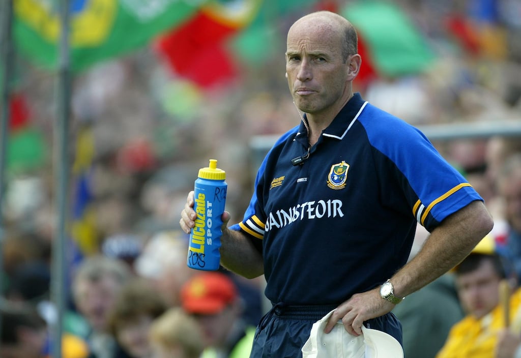 Tommy Carr on duty with Roscommon in the 2004 Connacht final. 'They did operate from a kind of complex, ‘We’re the small guys, nobody really respects us, f*ck the rest of the country, we’ll show them’.  Photograph: Patrick Bolger/Inpho